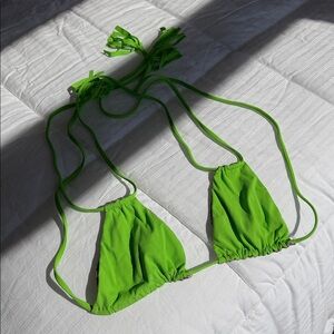 Acacia Swimwear Top (M) Green/Matcha